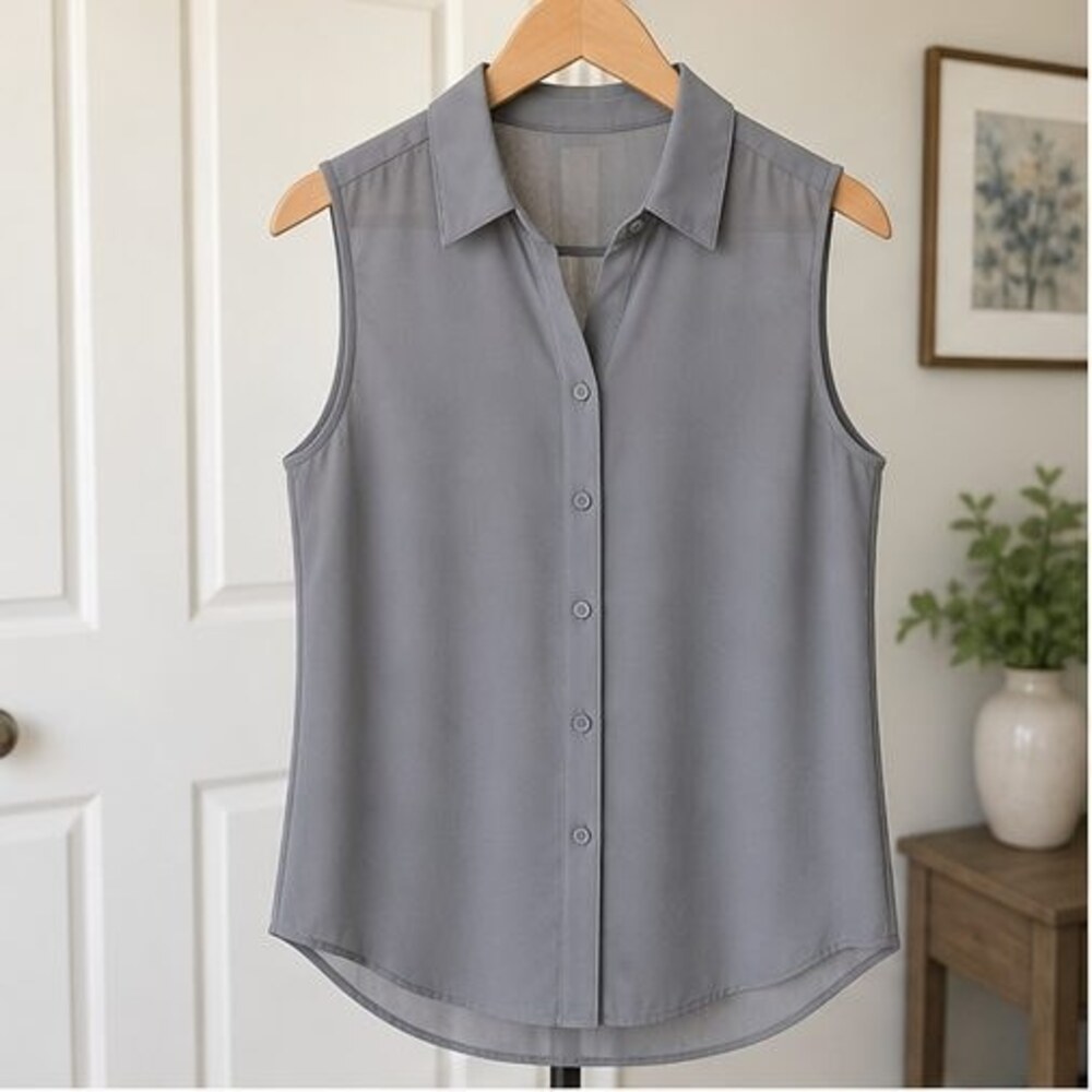 Gray Tunic Blouse